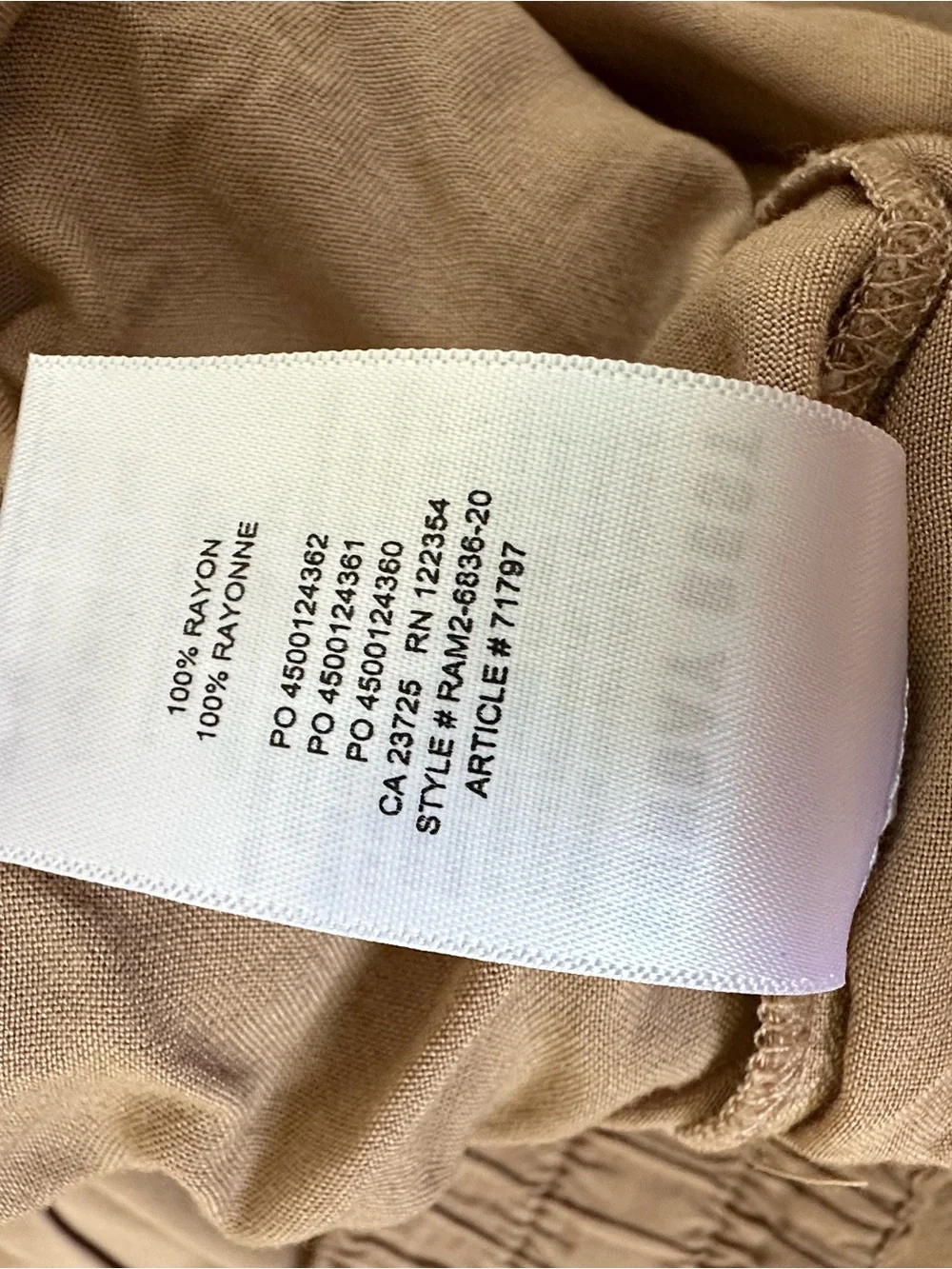 Aritzia Sunday Best Lightweight Taupe Jogger Pants